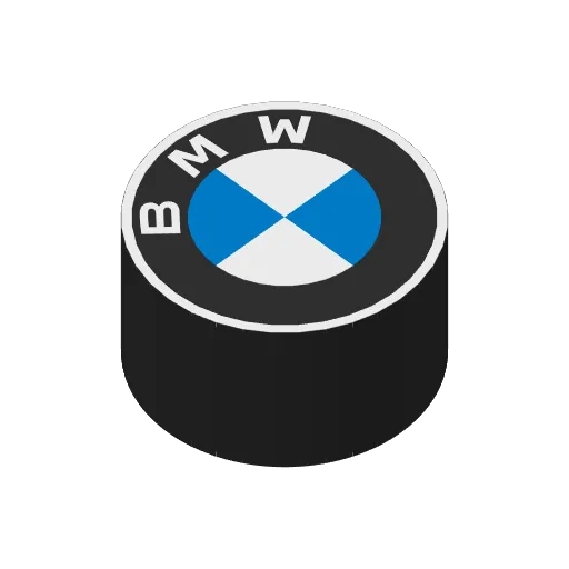 BMW straw topper, another view - Model Cars & Race Cars, LOGO