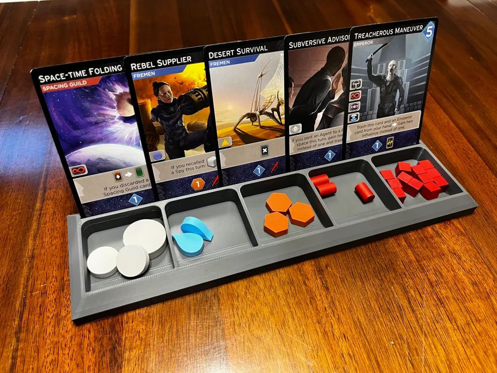 Board Game Player Tray for Tokens & Coins, photo 3 of 4 - Board Game Inserts & Organisers, boardgameorganizer