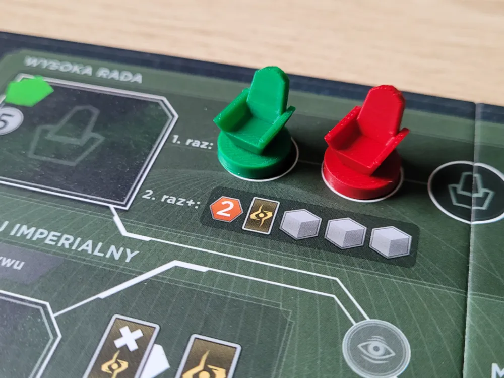 Board Game Resources - Dune High Council And Score, another view - Classic Board Games & Game Sets, board game component