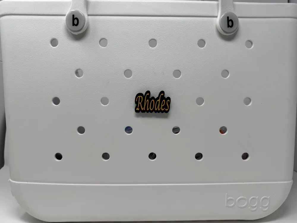 Bogg Bag Name Charm (Rhodes), photo 3 of 4 - Bogg Bag Name Charm (Rhodes) Fashion