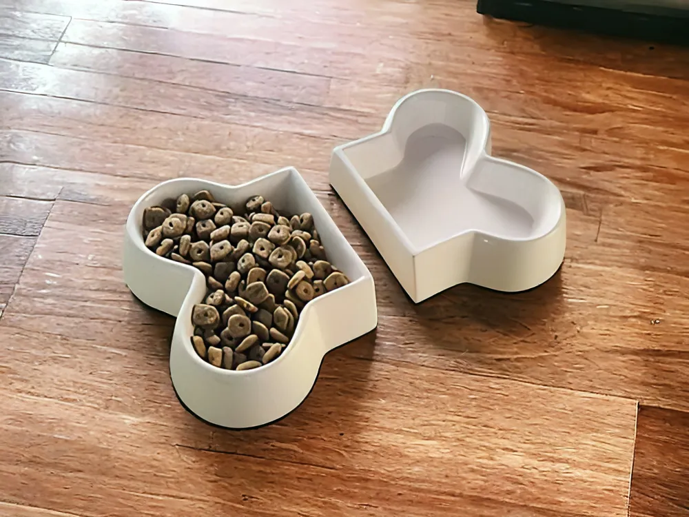 Bone dog bowl