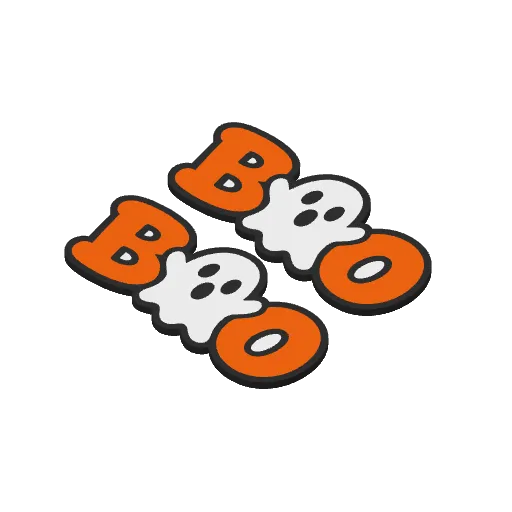 BOO Ghost Earrings, Cute Halloween Jewelry, photo 4 of 4 - BOO Ghost Earrings, Cute Halloween Jewelry Fashion