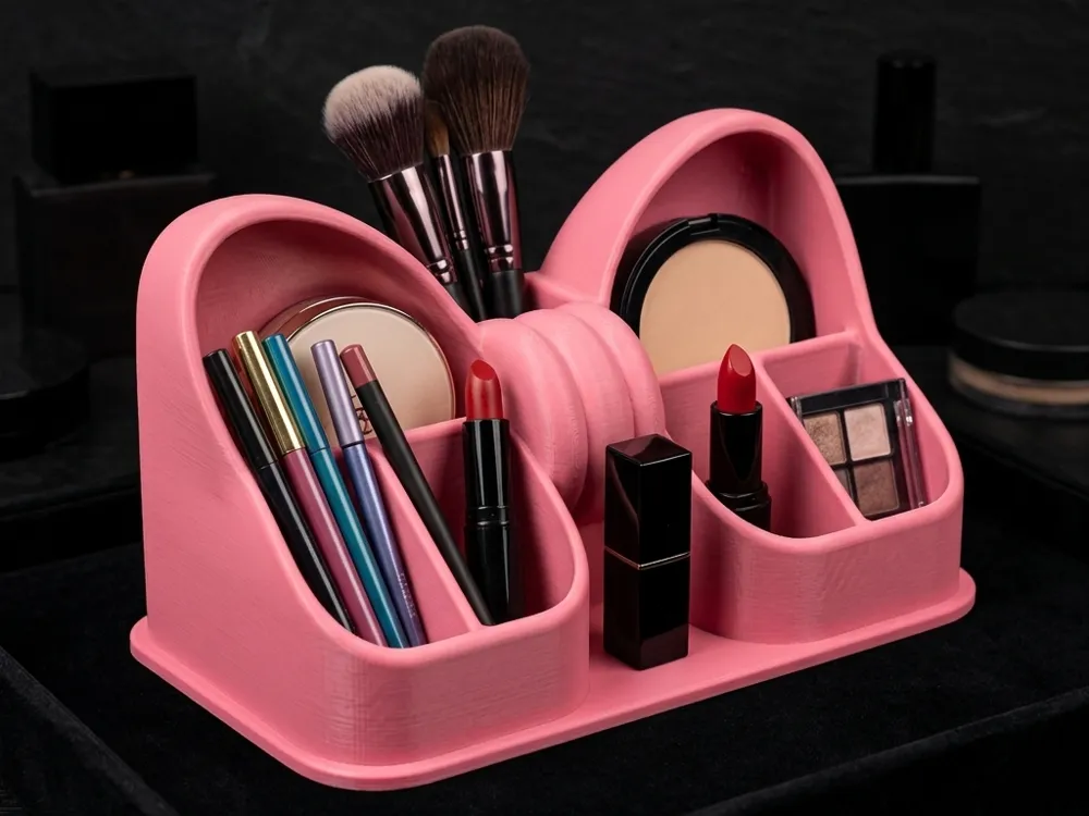 Bow Makeup Organizer -Vanity Storage - Makeup & Cosmetic Organisers, in stock in India