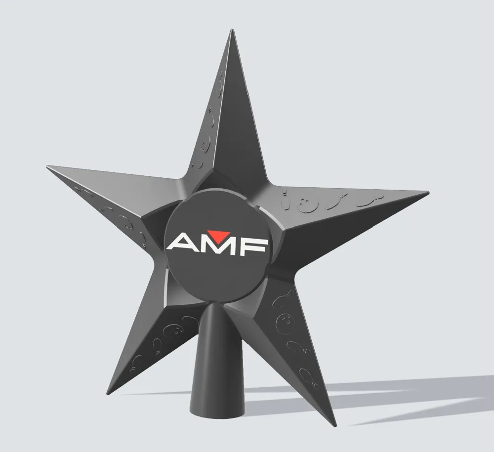 Bowling Christmas tree topper star!, photo 4 of 4 - Christmas Tree Toppers & Stands, amf