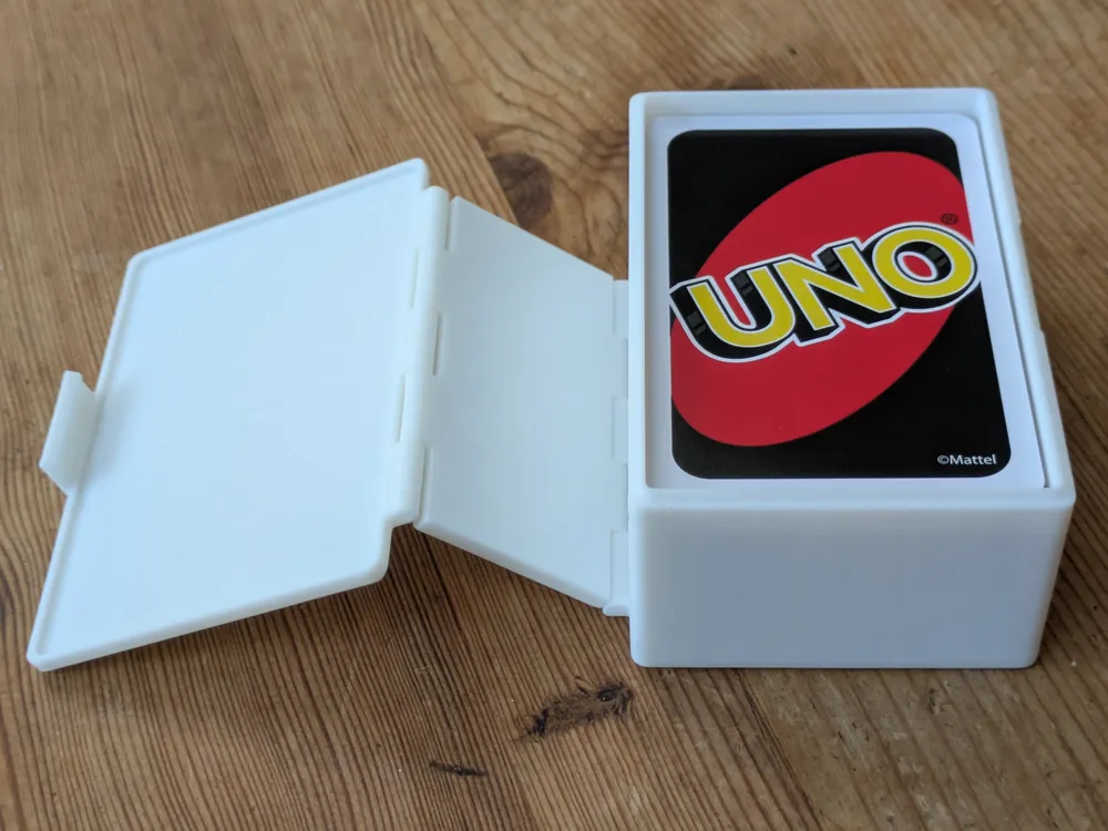 Box for 'UNO' card deck with hinges, photo 2 of 4 - Box for 'UNO' card deck with hinges Toys & Games