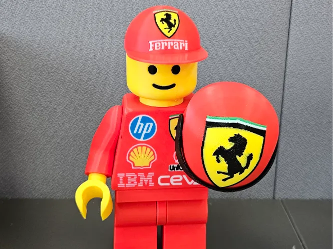 Brick Man Ferrari F1 20cm