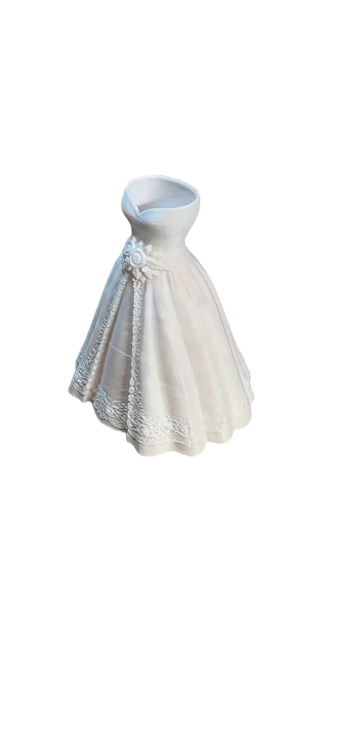 Bridal Dress Wedding Table Flowers Bride Vase, photo 2 of 4 - Vases, wedding accessories