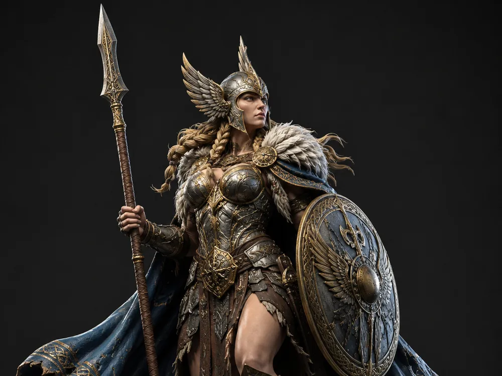 Brynhildr, Valkyrie of the Fallen, photo 4 of 4 - Brynhildr, Valkyrie of the Fallen Miniatures