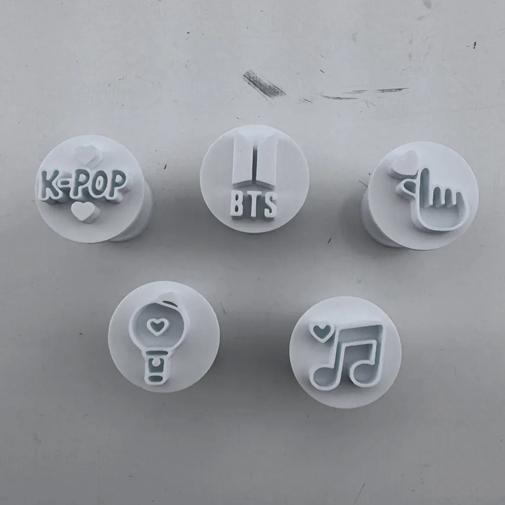 BTS & K-Pop Brigadeiro Stamp Set, 5 Designs, photo 2 of 4 - BTS & K-Pop Brigadeiro Stamp Set, 5 Designs Household