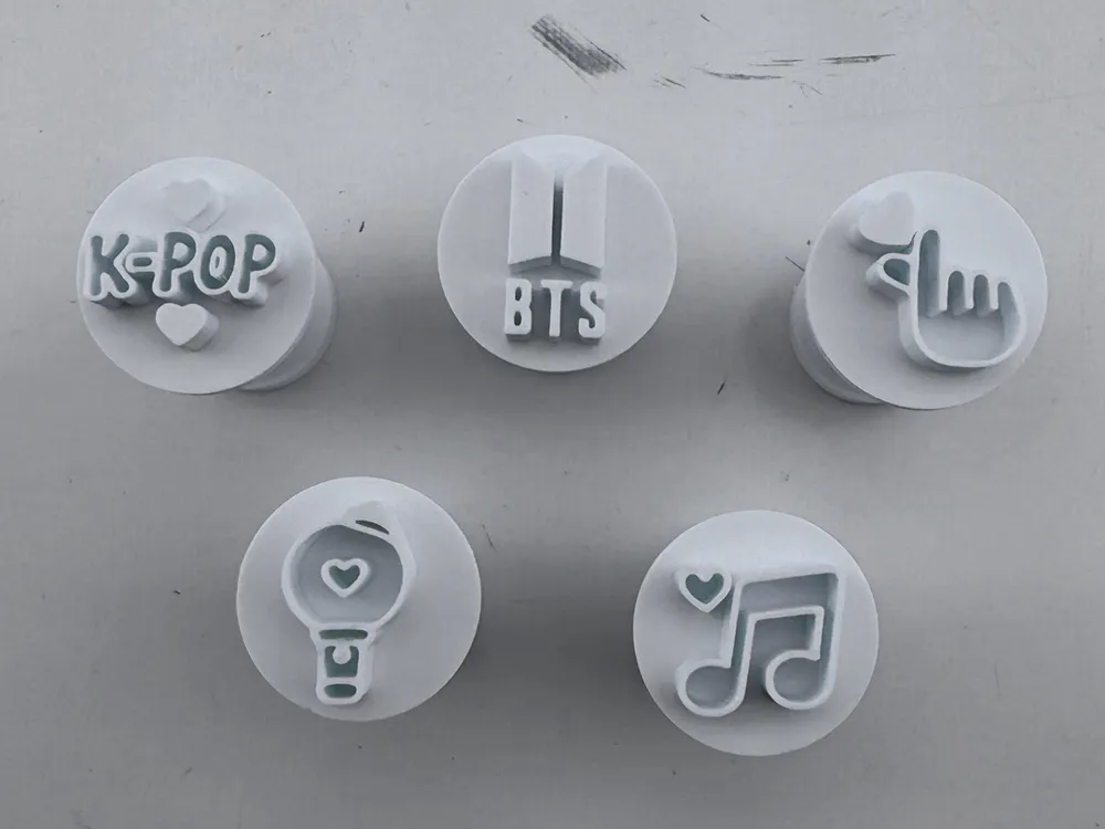 BTS & K-Pop Brigadeiro Stamp Set, 5 Designs - Decor, in stock in India