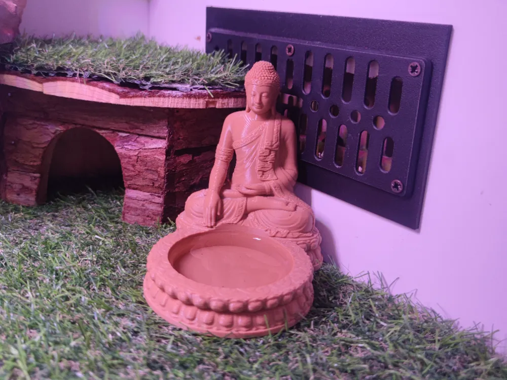 Buddha reptile waterer, another view - Feeding Dishes & Insect Keepers, pet