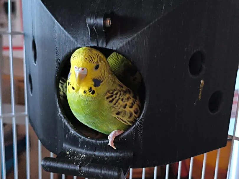 Budgie's Breeding Nest - Round Cage