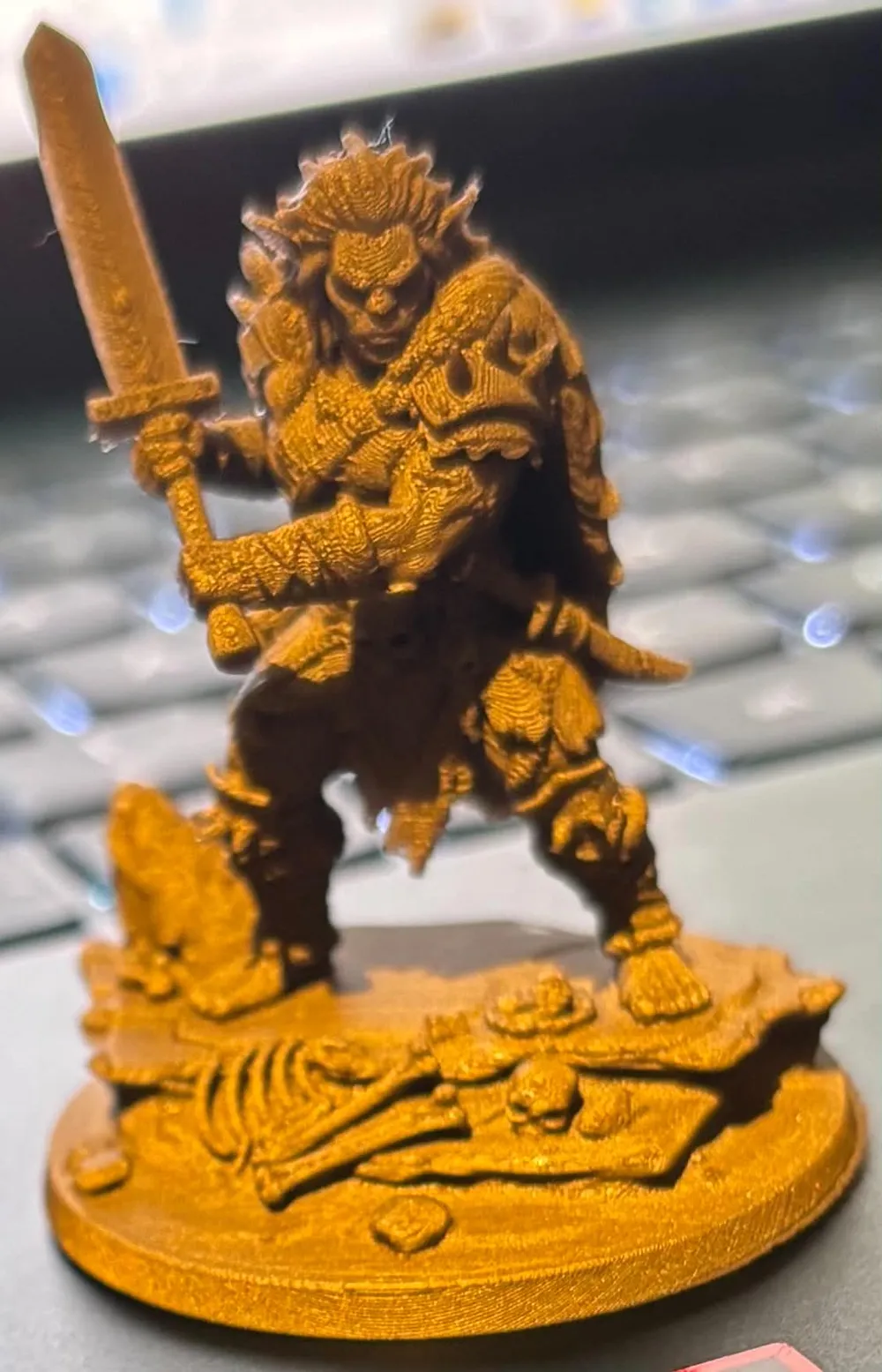 Female Bugbear Barbarian, photo 2 of 4 - Female Bugbear Barbarian Miniatures