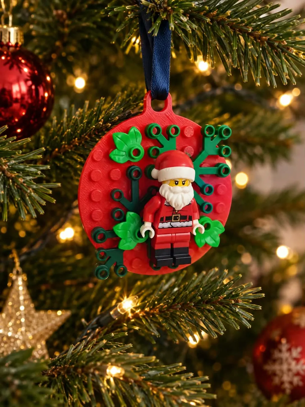 Build Your Own Brick Christmas Ornament, photo 2 of 4 - Build Your Own Brick Christmas Ornament Household