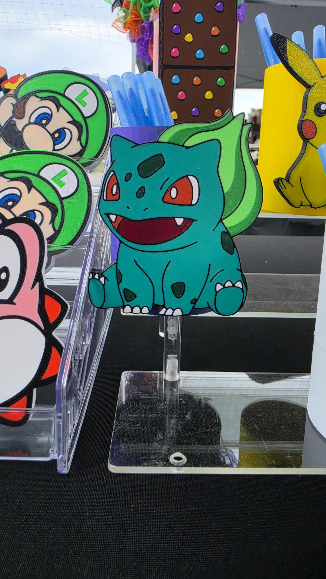 Bulbasaur BBW Soap/Pen Holder Face, photo 2 of 4 - Bulbasaur BBW Soap/Pen Holder Face Desk & Office