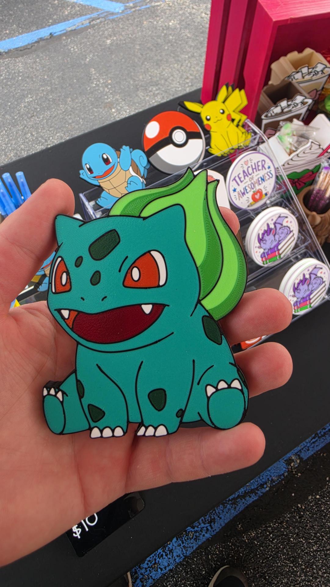 Bulbasaur BBW Soap/Pen Holder Face, photo 3 of 4 - Bulbasaur BBW Soap/Pen Holder Face Desk & Office