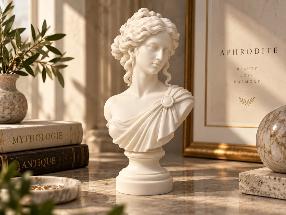 Buste d’Aphrodite, Déesse Grecque | Sculpture, photo 4 of 4 - Buste d’Aphrodite, Déesse Grecque | Sculpture Art