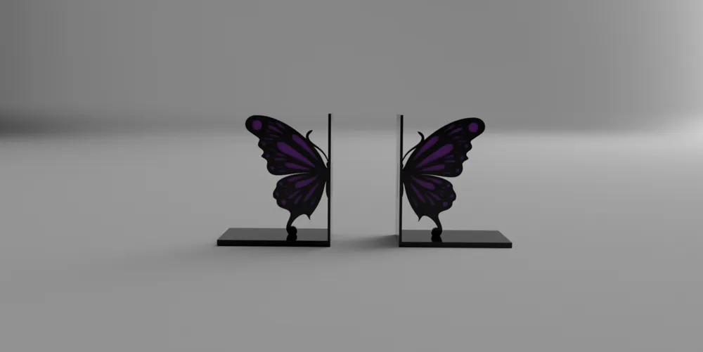 Butterfly Bookend, photo 3 of 4 - Butterfly Bookend Household