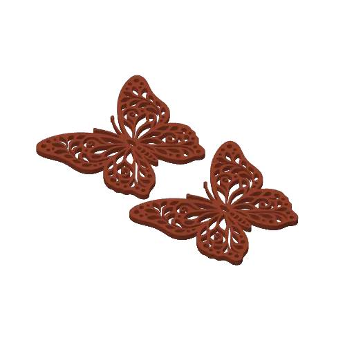 Butterfly Earrings, photo 4 of 4 - Butterfly Earrings Fashion