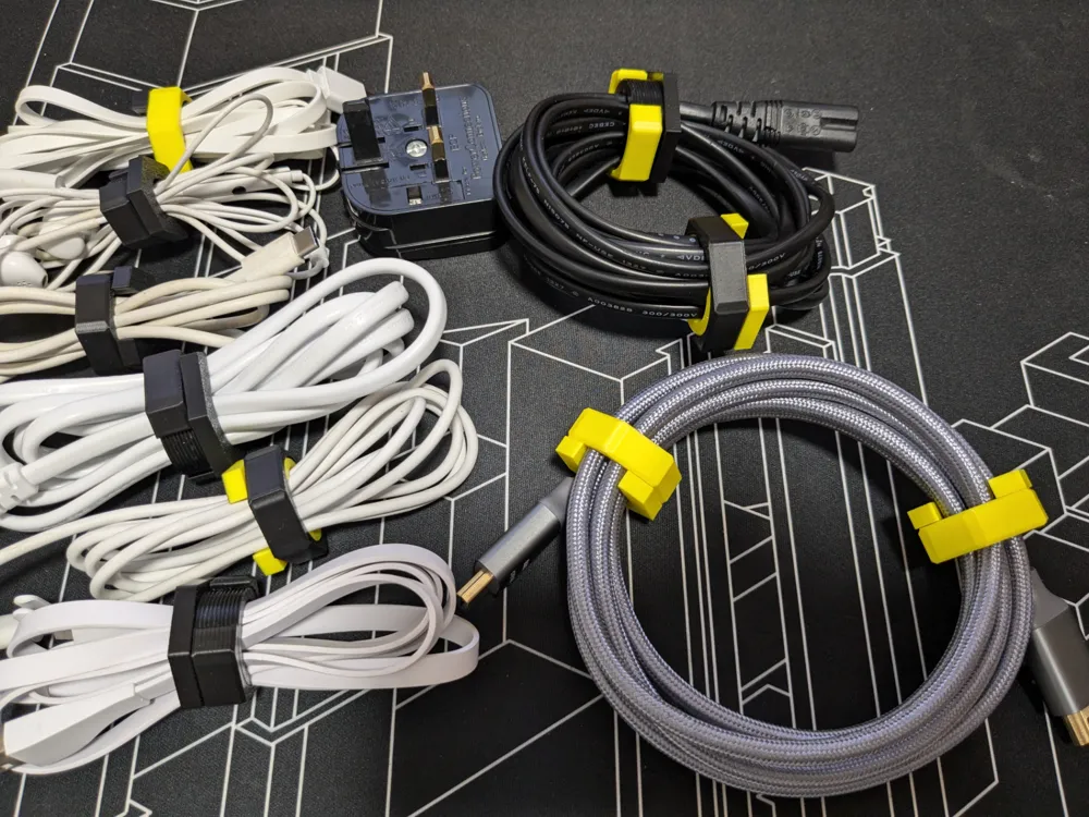 Cable Organising Clip organiser, photo 4 of 4 - Cable Organising Clip organiser Mobile & Device Accessories