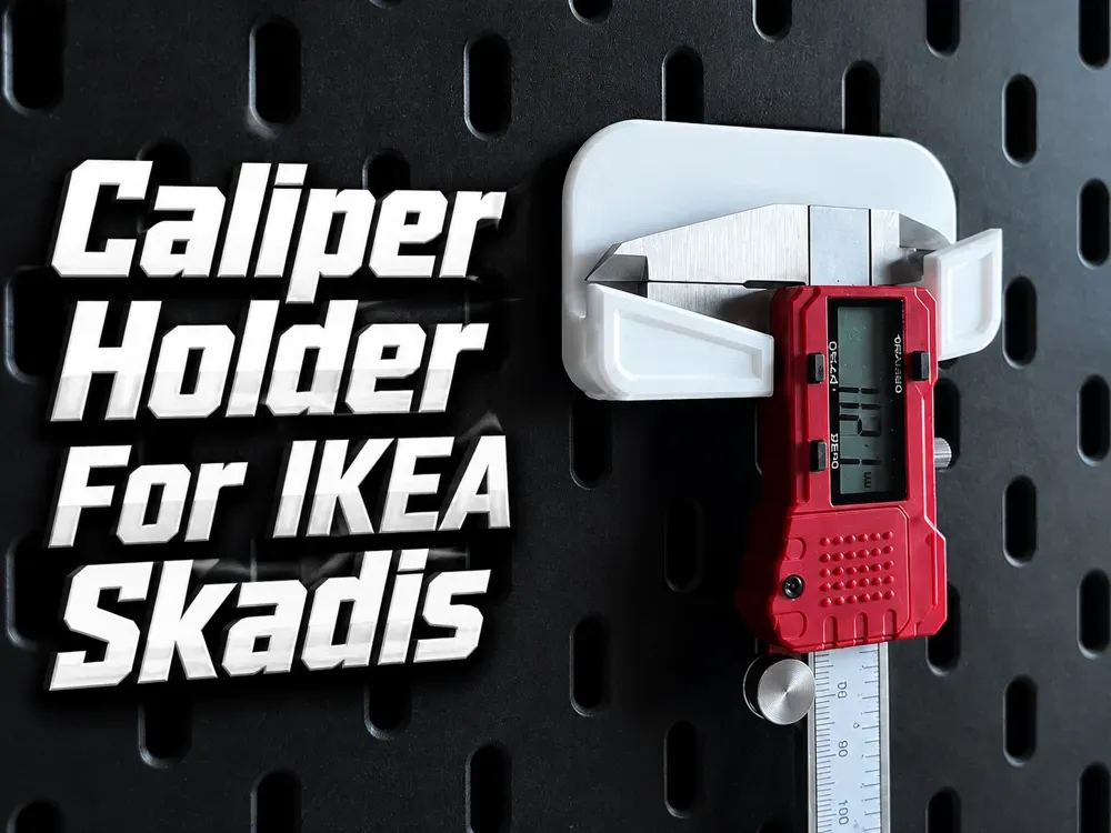 Caliper Holder For IKEA Skadis, photo 2 of 3 - Caliper Holder For IKEA Skadis Tools