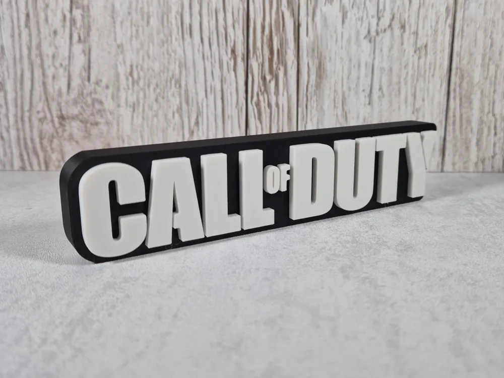 Call of Duty Desk Sign, Iconic CoD Logo, photo 2 of 4 - Brand & Logo Signs, call of duty 6