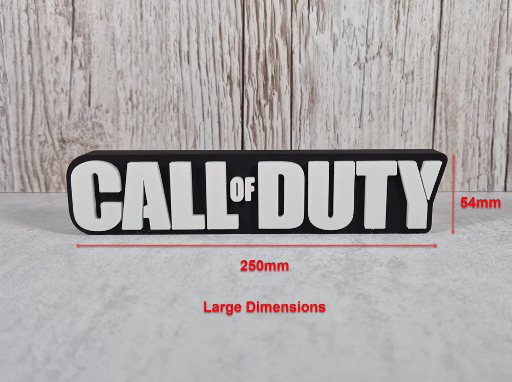 Call of Duty Desk Sign, Iconic CoD Logo, photo 3 of 4 - Brand & Logo Signs, call of duty black ops 6