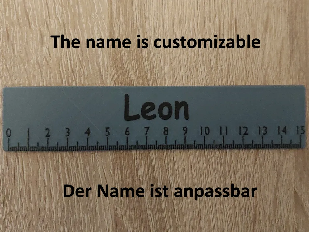 Called ruler / Namens Lineal