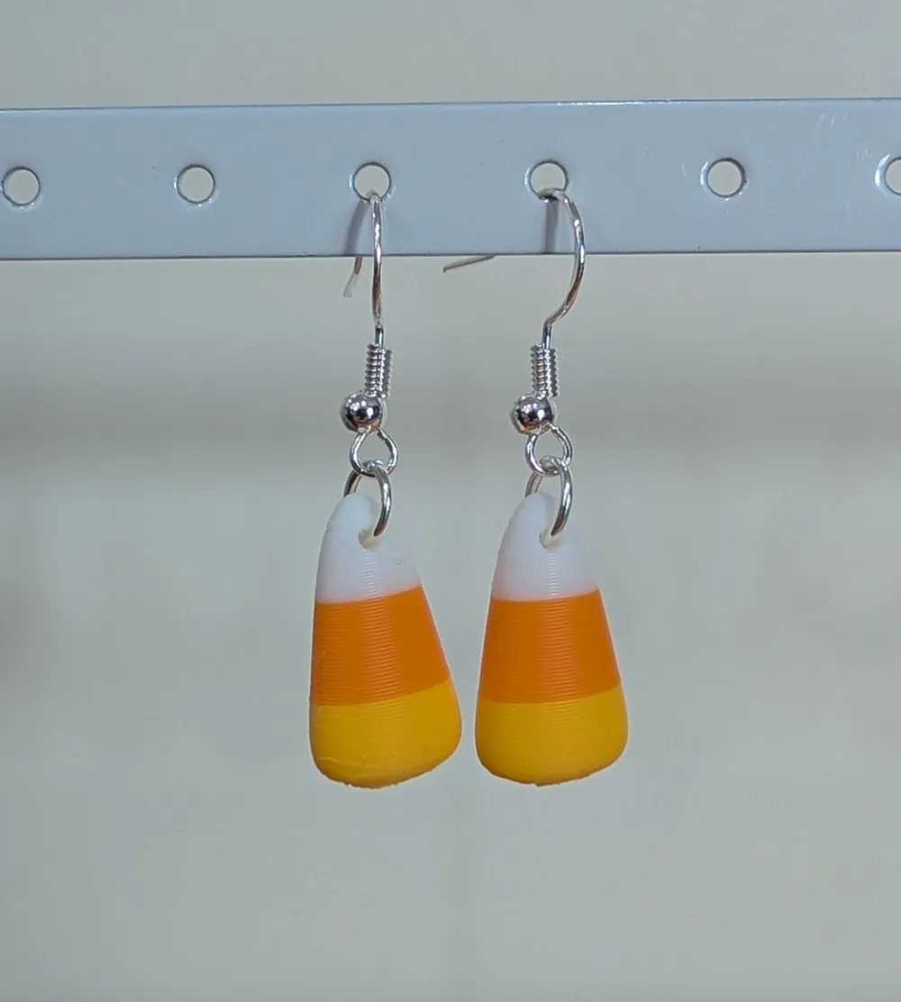 Candy Corn Earrings & Profiles, photo 3 of 4 - Candy Corn Earrings & Profiles Jewellery & Accessories