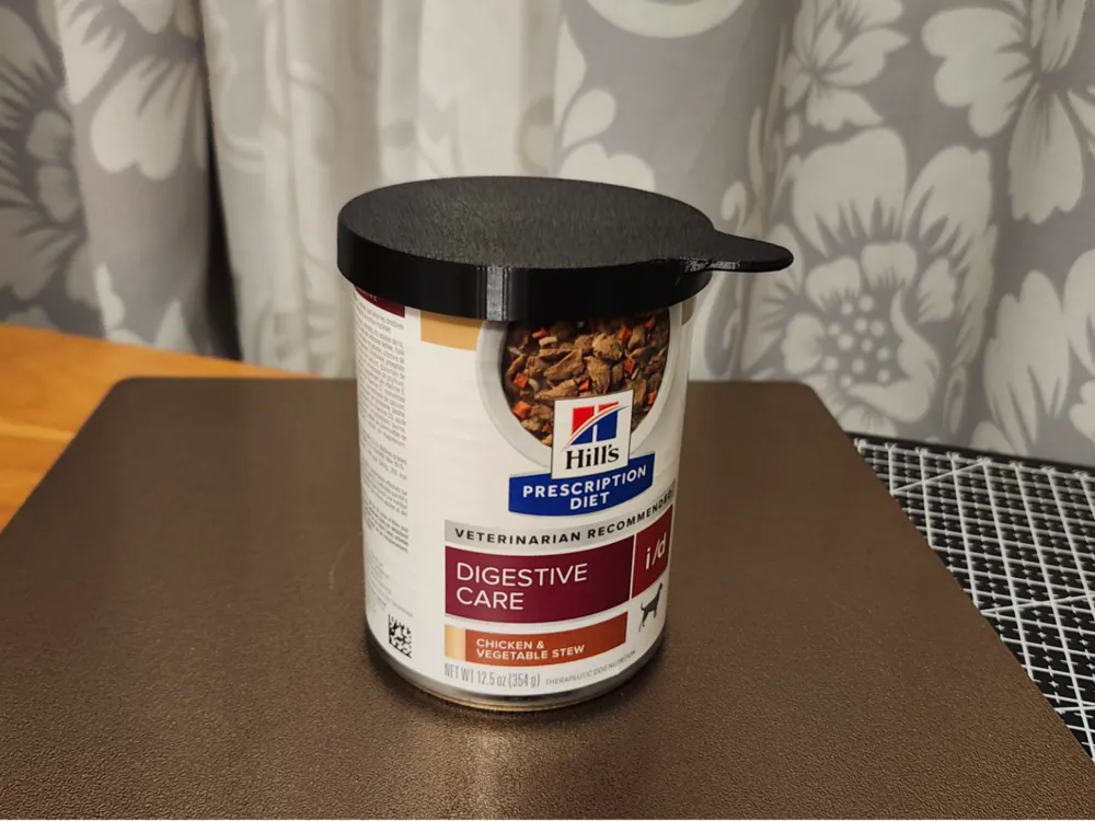 Canned dog food flexible TPU lid 75 mm, photo 4 of 4 - Canned dog food flexible TPU lid 75 mm Pets