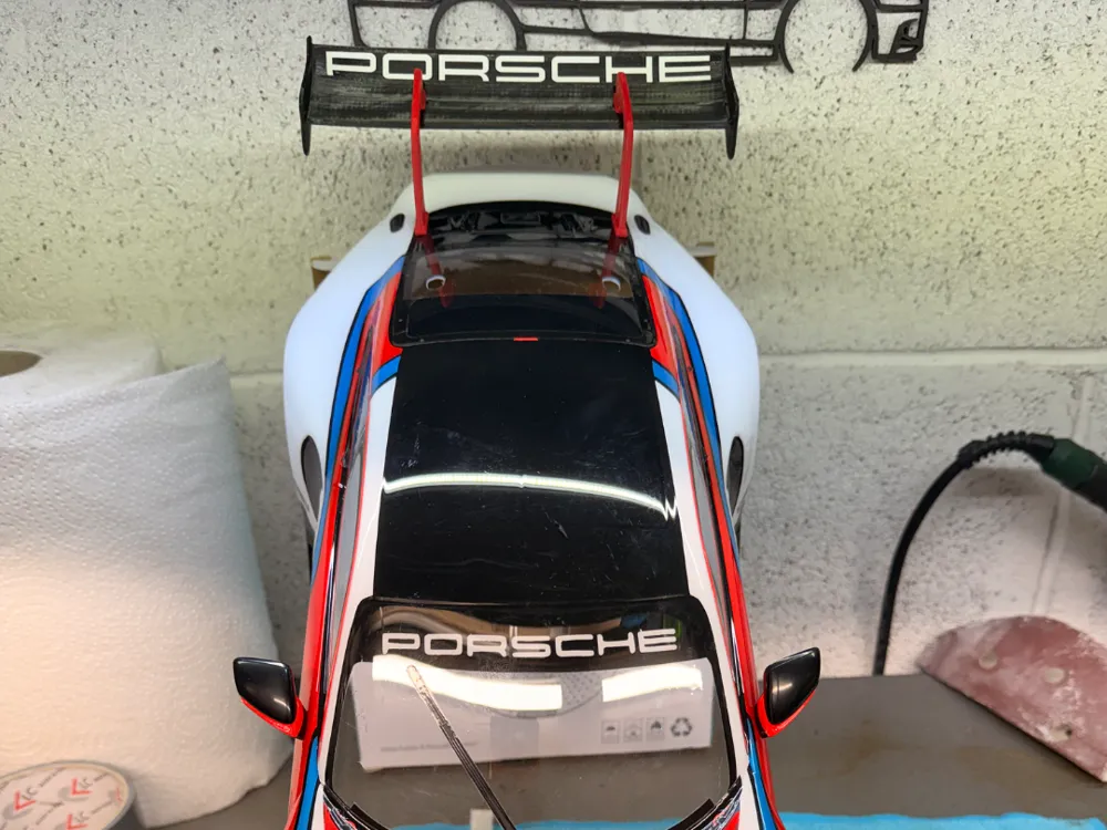 Car spoiler Porsche 911 GT3 (scale 1/10)