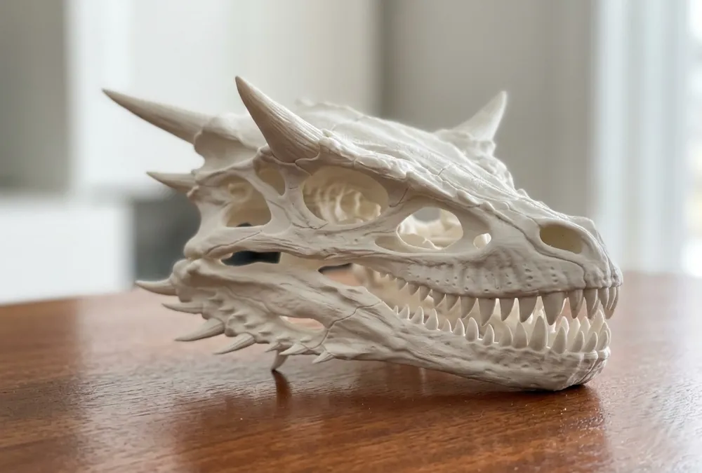 Caraxes Dragon Skull Decor, House of Dragon, photo 3 of 5 - Dragon Heads & Busts, craneo de caraxes