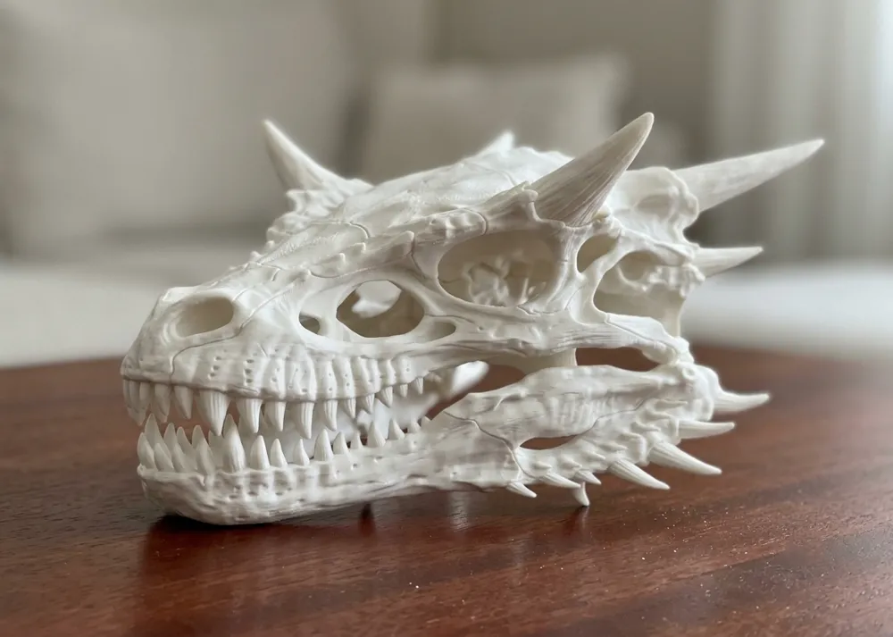 Caraxes Dragon Skull Decor, House of Dragon, photo 4 of 5 - Dragon Heads & Busts, craneo de dragon