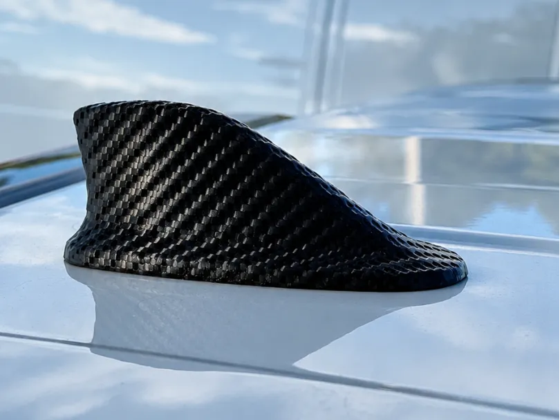 Carbon Fiber Style Roof Shark Fin, photo 3 of 4 - Carbon Fiber Style Roof Shark Fin Hobby & DIY
