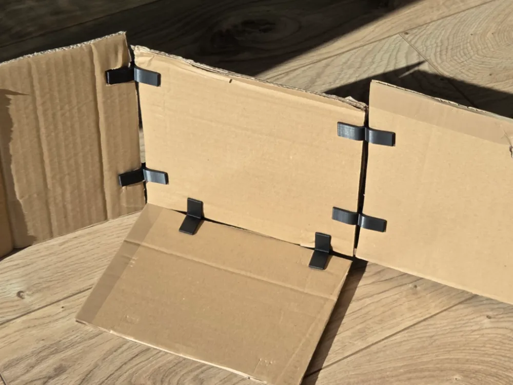 Cardboard connectors for kids