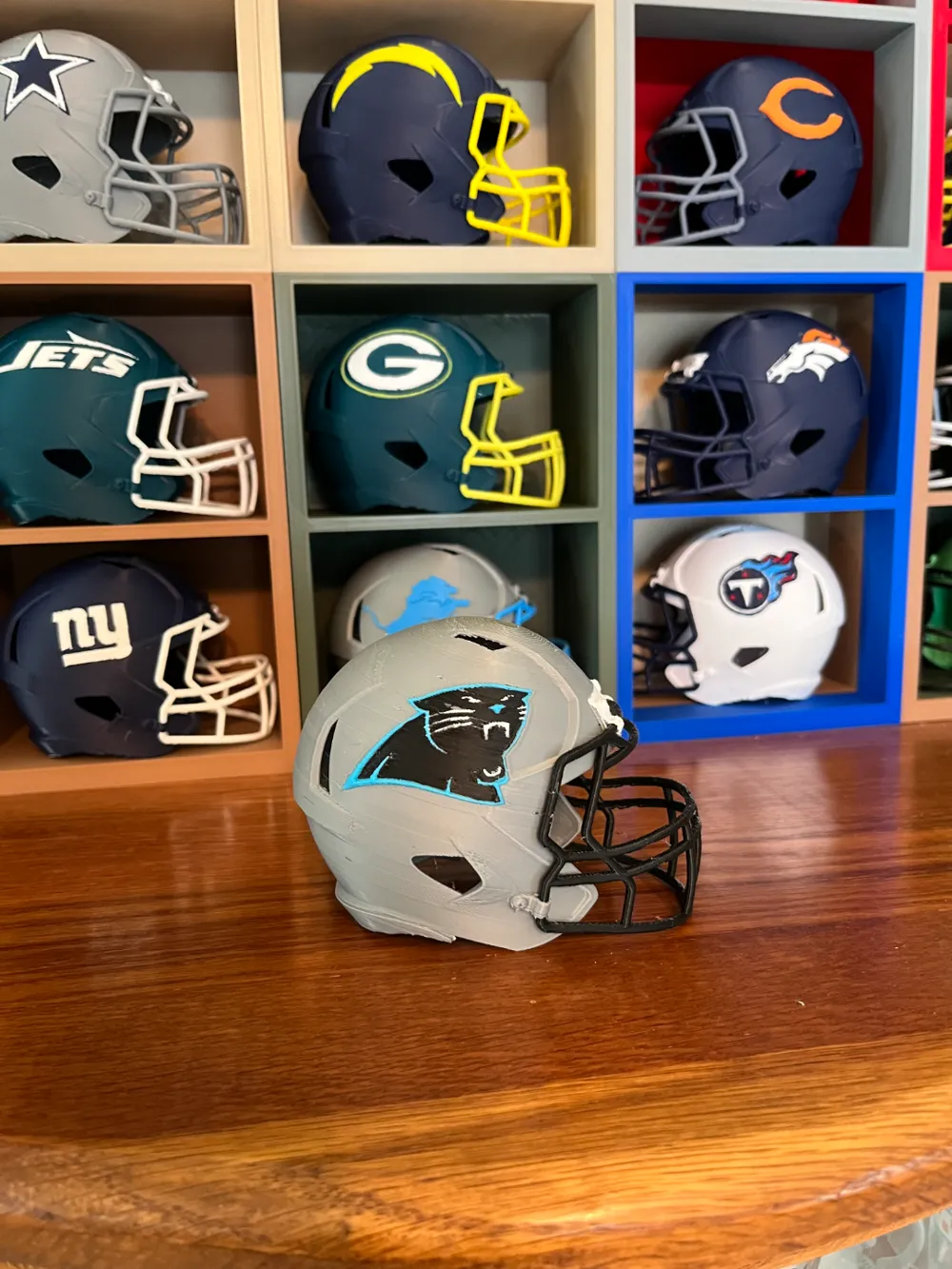 Carolina Panthers Football Helmet, photo 2 of 4 - Carolina Panthers Football Helmet Hobby & DIY