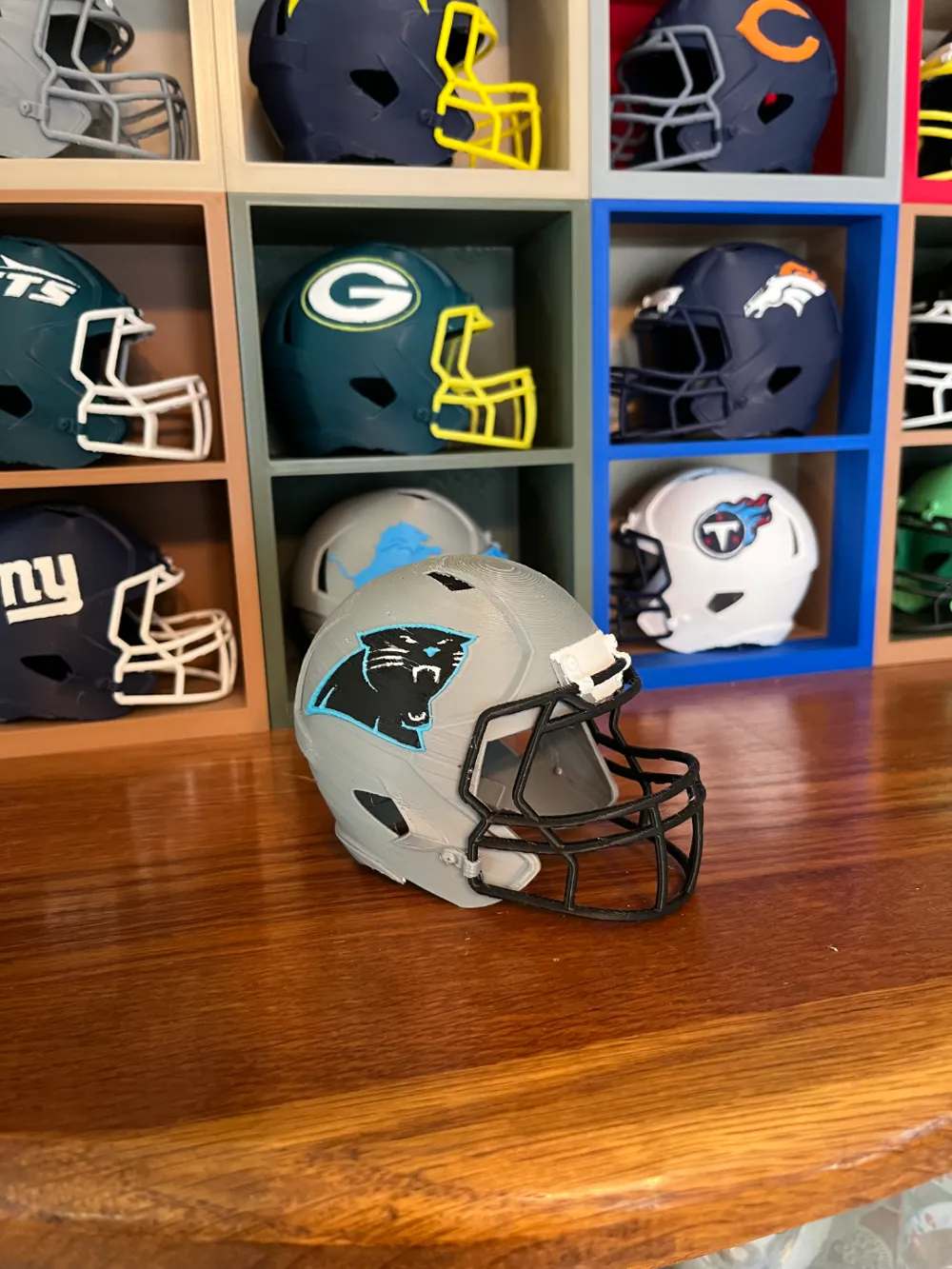 Carolina Panthers Football Helmet, photo 3 of 4 - Carolina Panthers Football Helmet Hobby & DIY