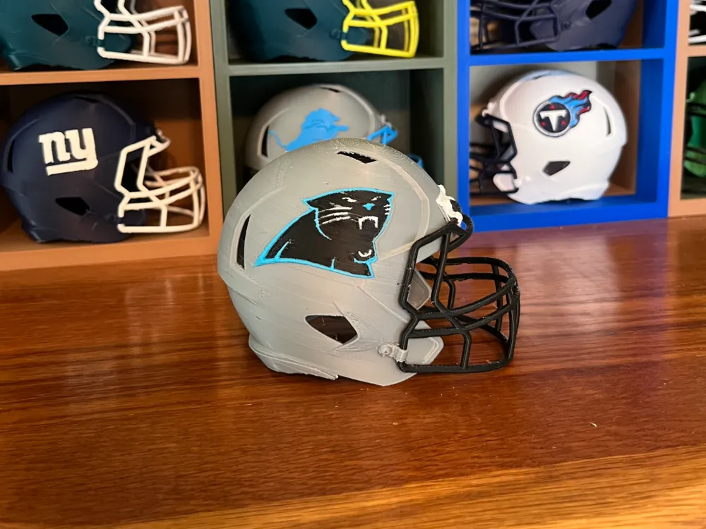 Carolina Panthers Football Helmet - Sport & Outdoors, in stock in India