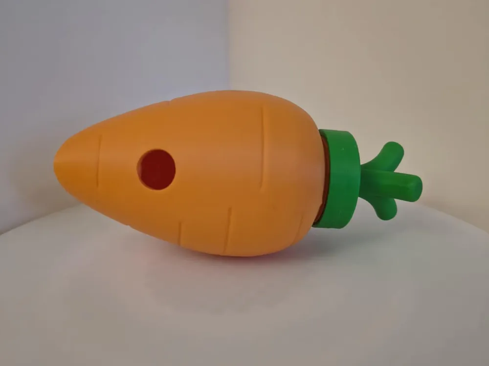 Carrot Treat Toy for Rabbits & Small Pets - Wheels, Tubes & Small Pet Toys, in stock