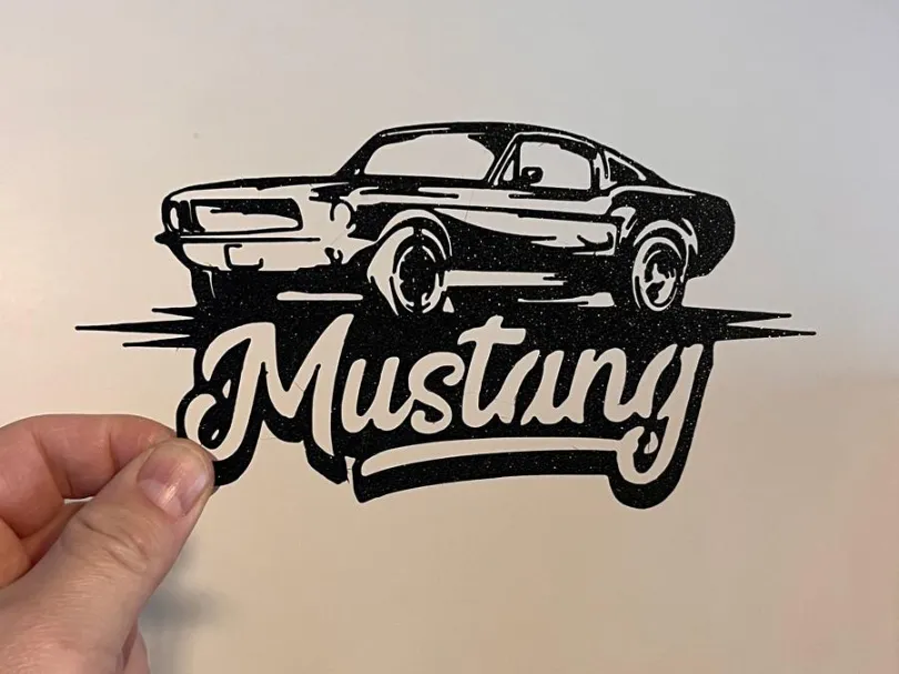 Cars Decor - Mustang, another view - Home Accents, garage
