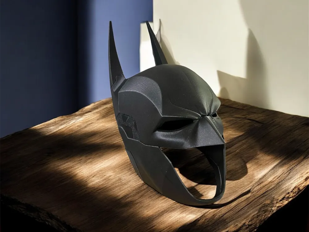 Casco Batman mask real size