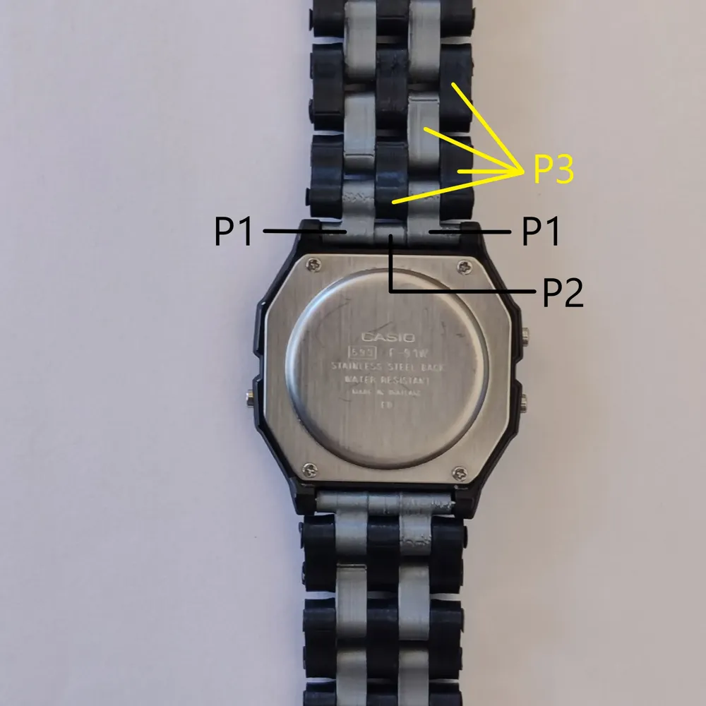 Casio F-91W Watch Strap with commercial use, photo 3 of 4 - Casio F-91W Watch Strap with commercial use Fashion