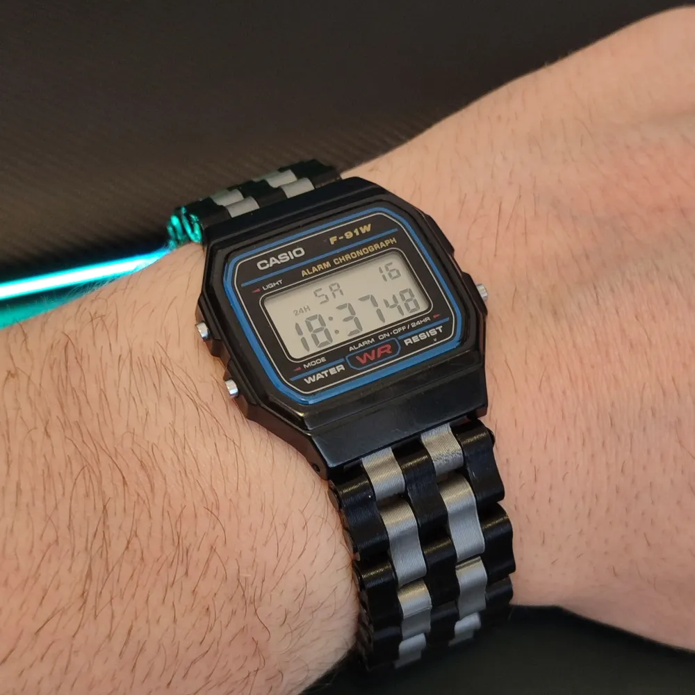 Casio F-91W Watch Strap with commercial use - Fashion Accessories, in stock in India