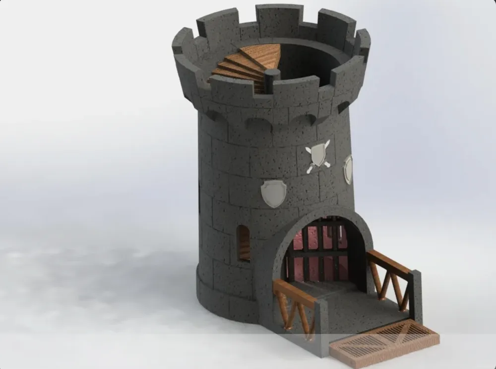 Castle dice tower, photo 2 of 4 - Castle dice tower Toys & Games