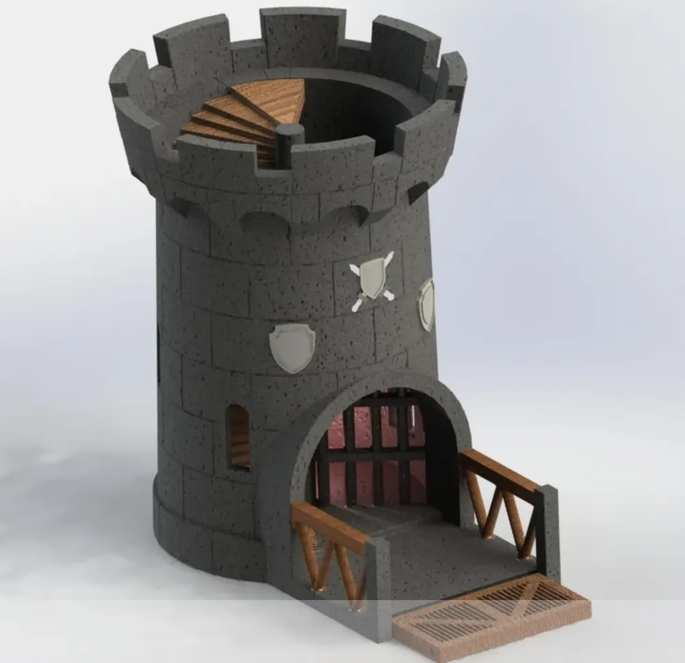 Castle dice tower, photo 4 of 4 - Castle dice tower Toys & Games