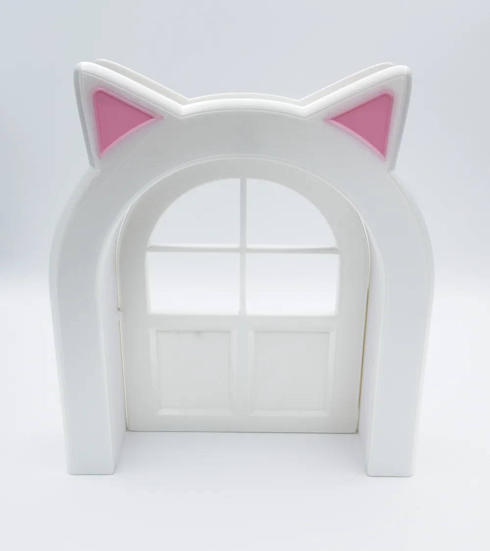Cat Door with Ears, photo 3 of 4 - Cat Door with Ears Pets