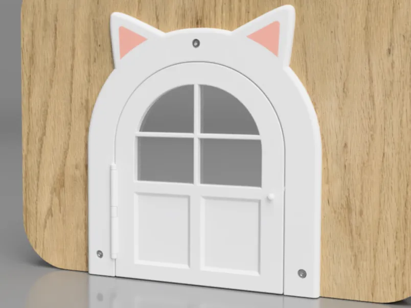 Cat Door with Ears