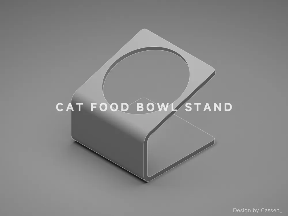 Cat Food Bowl Stand, photo 2 of 4 - Cat Bowls & Feeders, pet