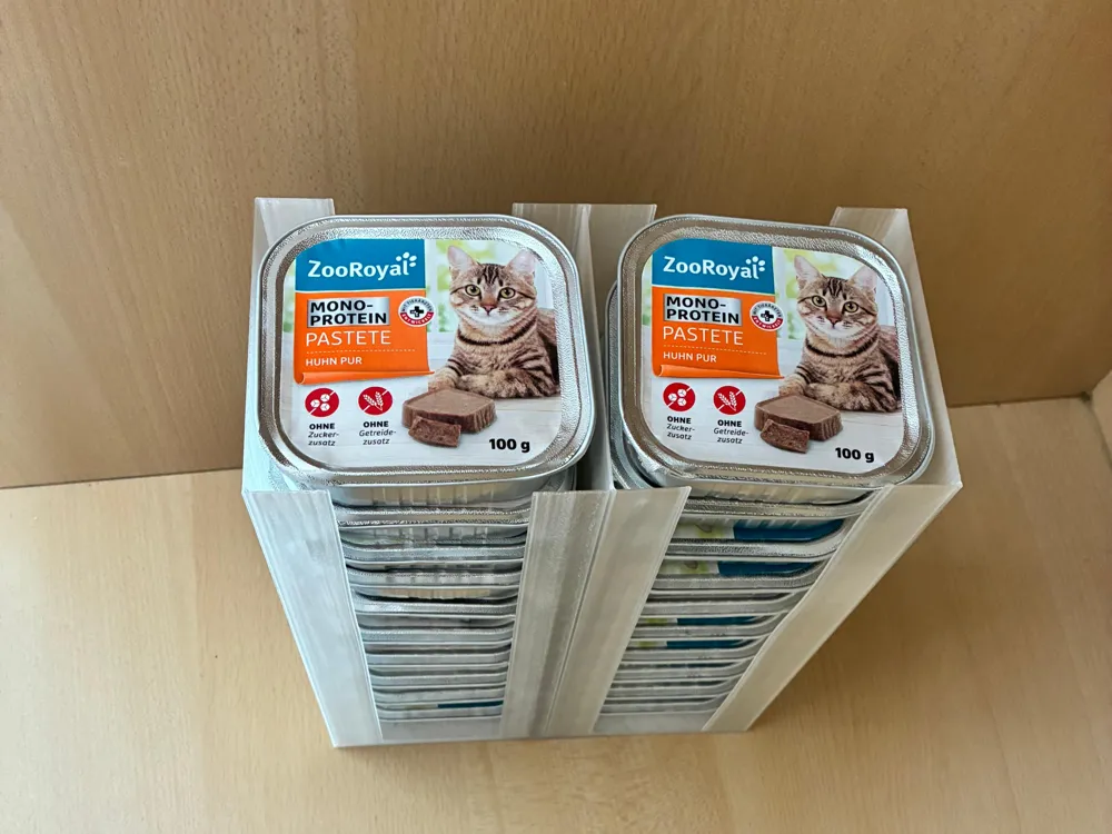 Cat Food Tray Organizer, Holds 20 Wet Food Trays, photo 4 of 4 - Cat Food Tray Organizer, Holds 20 Wet Food Trays Household