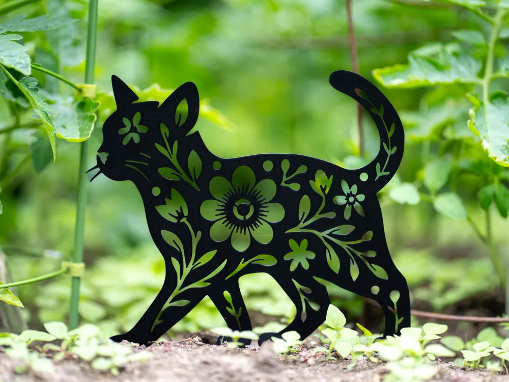 cat garden house decoration, photo 3 of 4 - cat garden house decoration Figurines & Collectibles